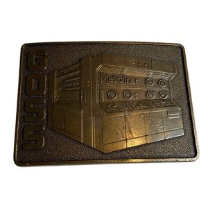 Vintage Goss Metroliner Belt Buckle CC